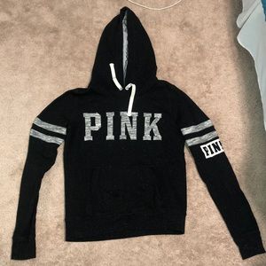 Pink pullover sweatshirt